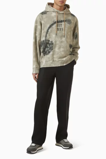 سويت شيرت بغطاء رأس بشعار AX