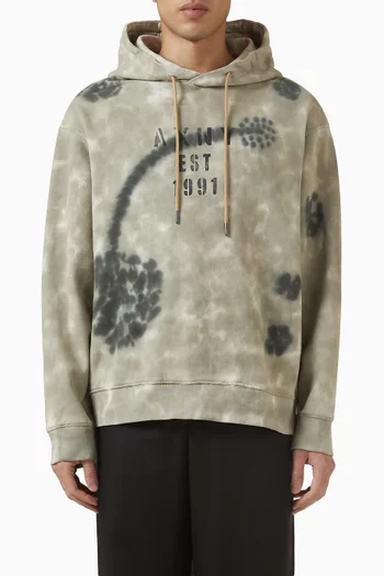 سويت شيرت بغطاء رأس بشعار AX