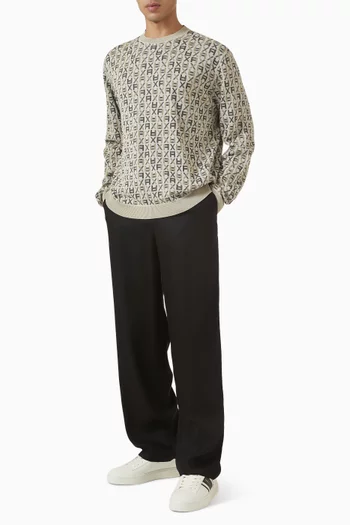 سترة بشعار الماركة قطن