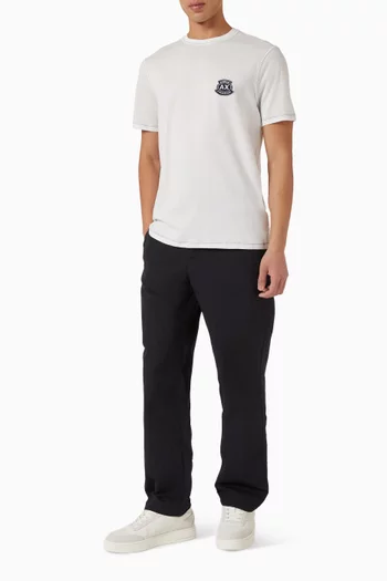 تي شيرت بشعار AX قطن