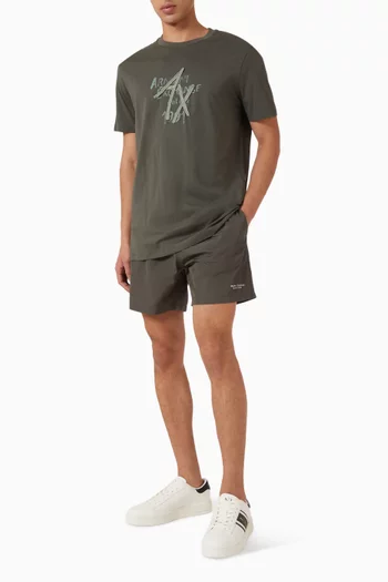 تي شيرت بشعار AX قطن