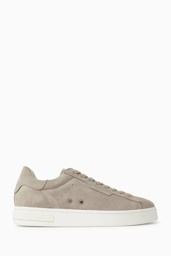 Logo Sneakers in Suede