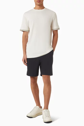 تي شيرت بشعار الماركة قطن جيرسيه