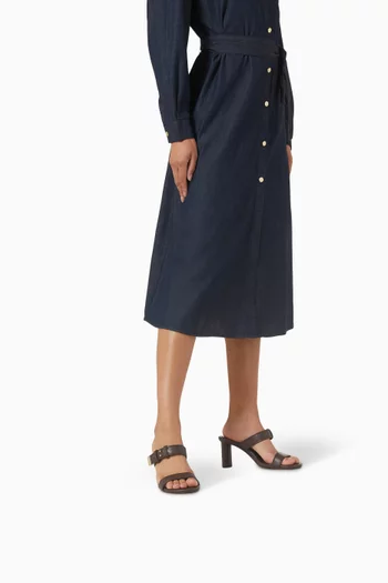 Etoile Mule Heels in Faux Leather