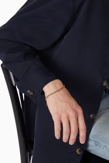 سوار بسلسلة مضلعة نحاس