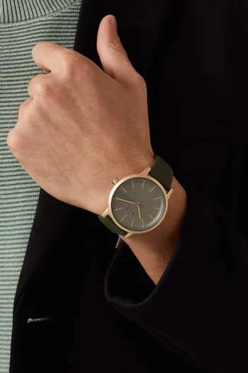 Cayde Three-hand Quartz Watch, 42mm