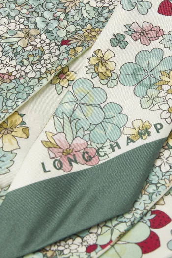 Collier de Fleurs Bandeau in Silk-twill