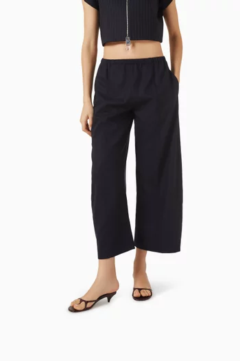 حذاء ميلا مفتوح من الخلف جلد