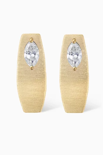 Belle Diamond Earrings in 18kt Yellow Gold