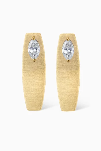 Belle Diamond Earrings in 18kt Yellow Gold