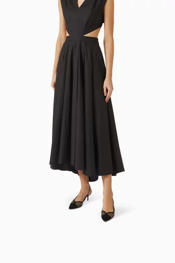 Gia 50 Slingback Pumps in Mesh & Suede