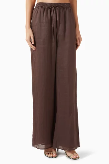 بنطال جيني قماش رامي