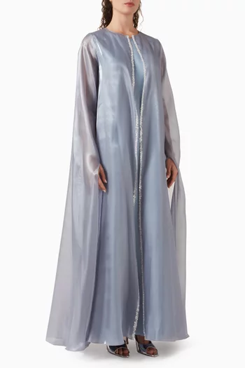 3-piece Abaya Set in Organza