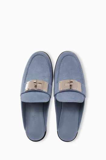 Unused Lota Mule Sandals in Suede, EU 38