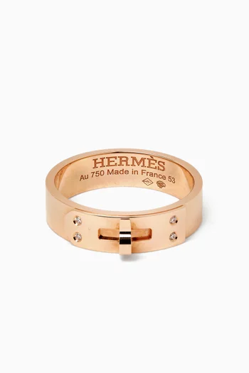 Unused Kelly Ring in Rose-gold Hardware