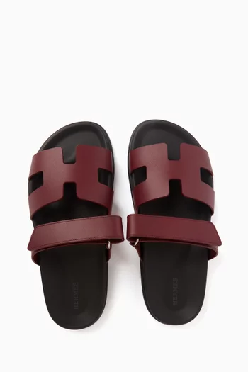 حذاء مفتوح تشيبريه جلد عجل غير مستعمل، مقاس 39 بالمقاسات الأوروبية