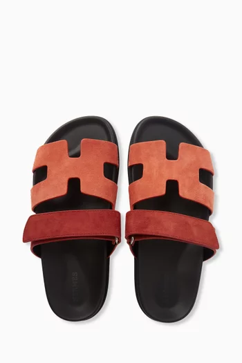Unused Chypre Sandal Rose Bois De Santal/Rouge De Turin Suede size size 37.5:Multi Colour:37.5|219123340