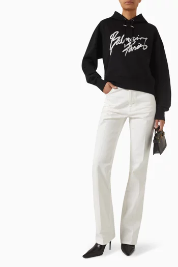 Logo-print Hoodie in Cotton Blend