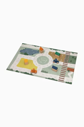 Wooden Road Puzzle