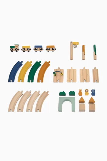 Wooden Railway Set