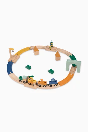 Wooden Railway Set