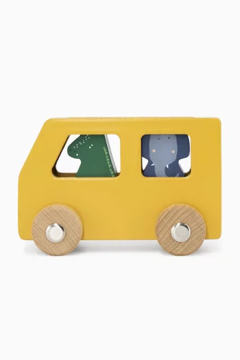 Wooden Animal Car Set