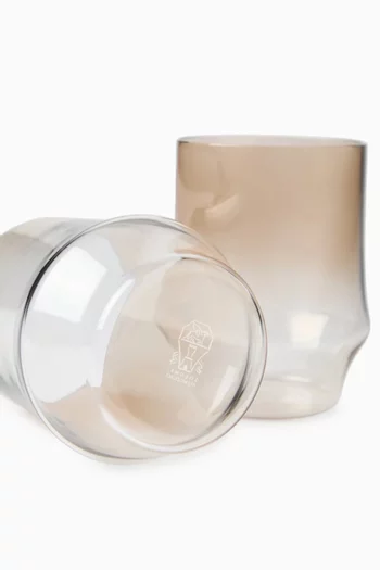 طقم أكواب زجاج مورانو، قطعتان