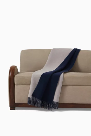 Double Cloth Throw in Cashmere