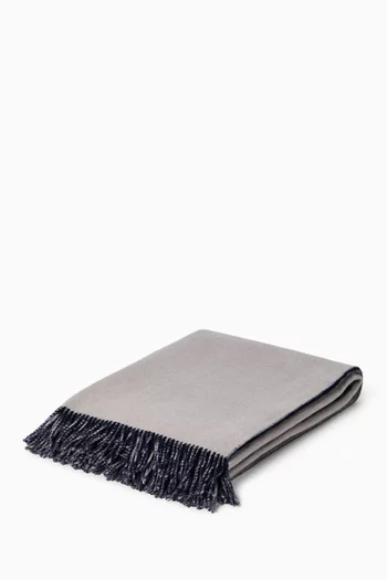 Double Cloth Throw in Cashmere