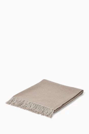 Double Cloth Throw in Cashmere