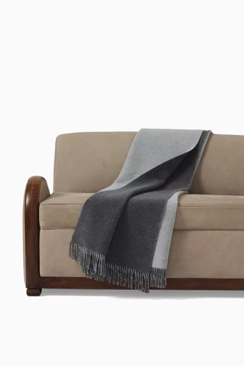 Double Cloth Throw in Cashmere