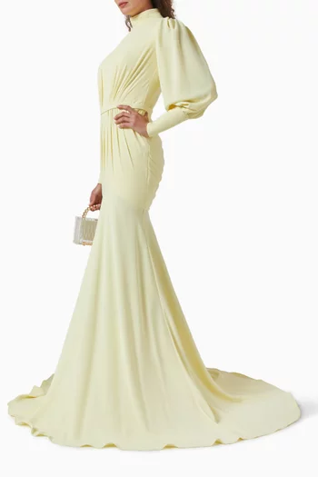 Celio Pleated Maxi Dress