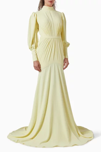 Celio Pleated Maxi Dress