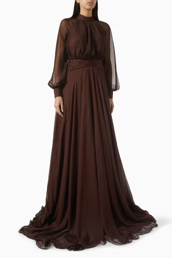 Jasmine Maxi Dress in Chiffon