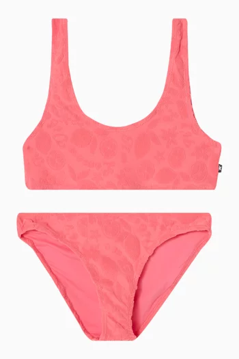 Nola Citrus-print Bikini Set