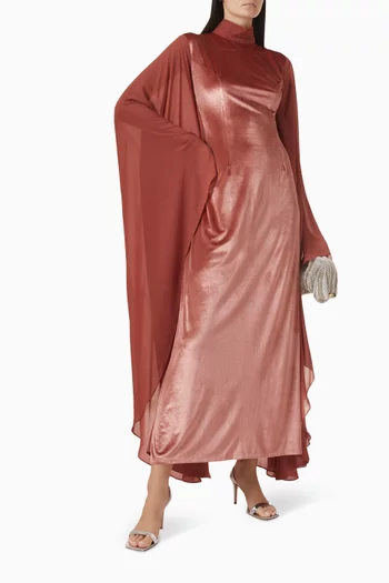 Statement High-neck Dress