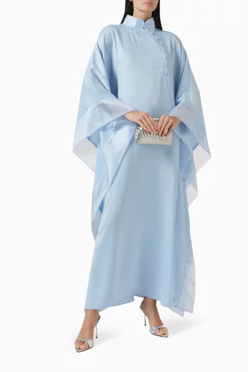 Asymmetric Kaftan in Crepe