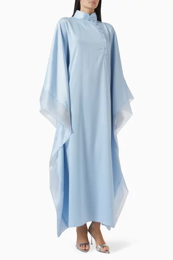 Asymmetric Kaftan in Crepe