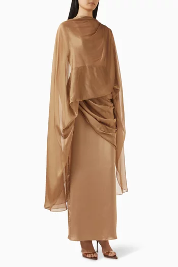 Terra Dress in Chiffon & Satin