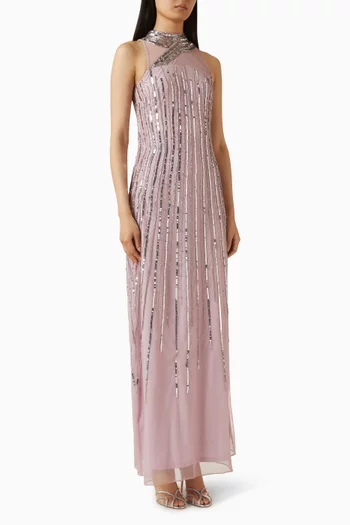 Sequin-embellished Gown