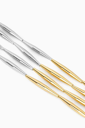 Lumia Helia Necklace in 24kt Gold-plated Brass & Silver