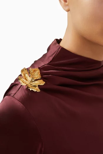 بروش فيرست تيمبتيشن نحاس مطلي ذهب عيار 24