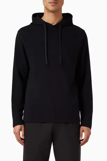 كنزة بغطاء رأس ديلروي استوديو مزيج قطن