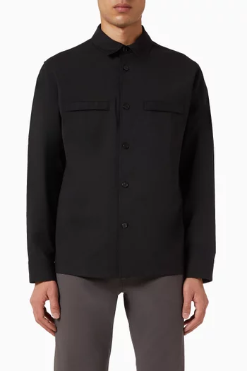 Utility Overshirt in Wool