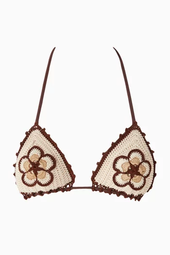 Trinidad Flowers Bikini Top
