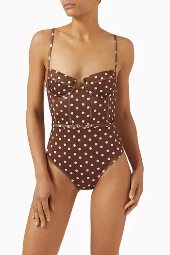 Ania Polka Dots One-piece Swimsuit