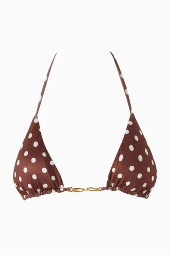 Eve Polka Dots Bikini Top