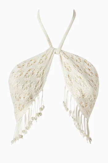 Sally Pearl Bikini Top