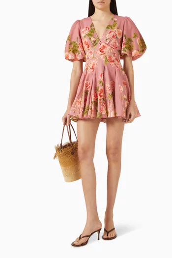 Pavi Floral-print Mini Dress