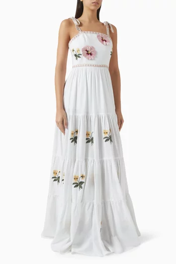 فستان تارا كتان